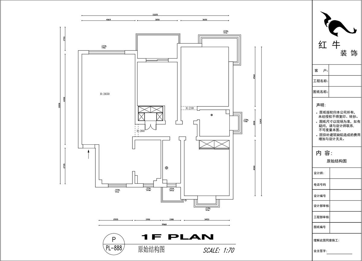 吴波｜仁恒翠竹园33-504-138㎡-现代风格｜3室2厅2卫｜新房装修｜定制家￥155631｜全包15